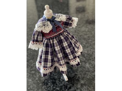 SMOCKED EMBROIDERED DRESS